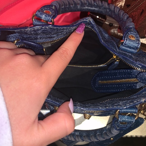 BALENCIAGA BAL MET MINI CITY BLUE - Picture 10 of 12